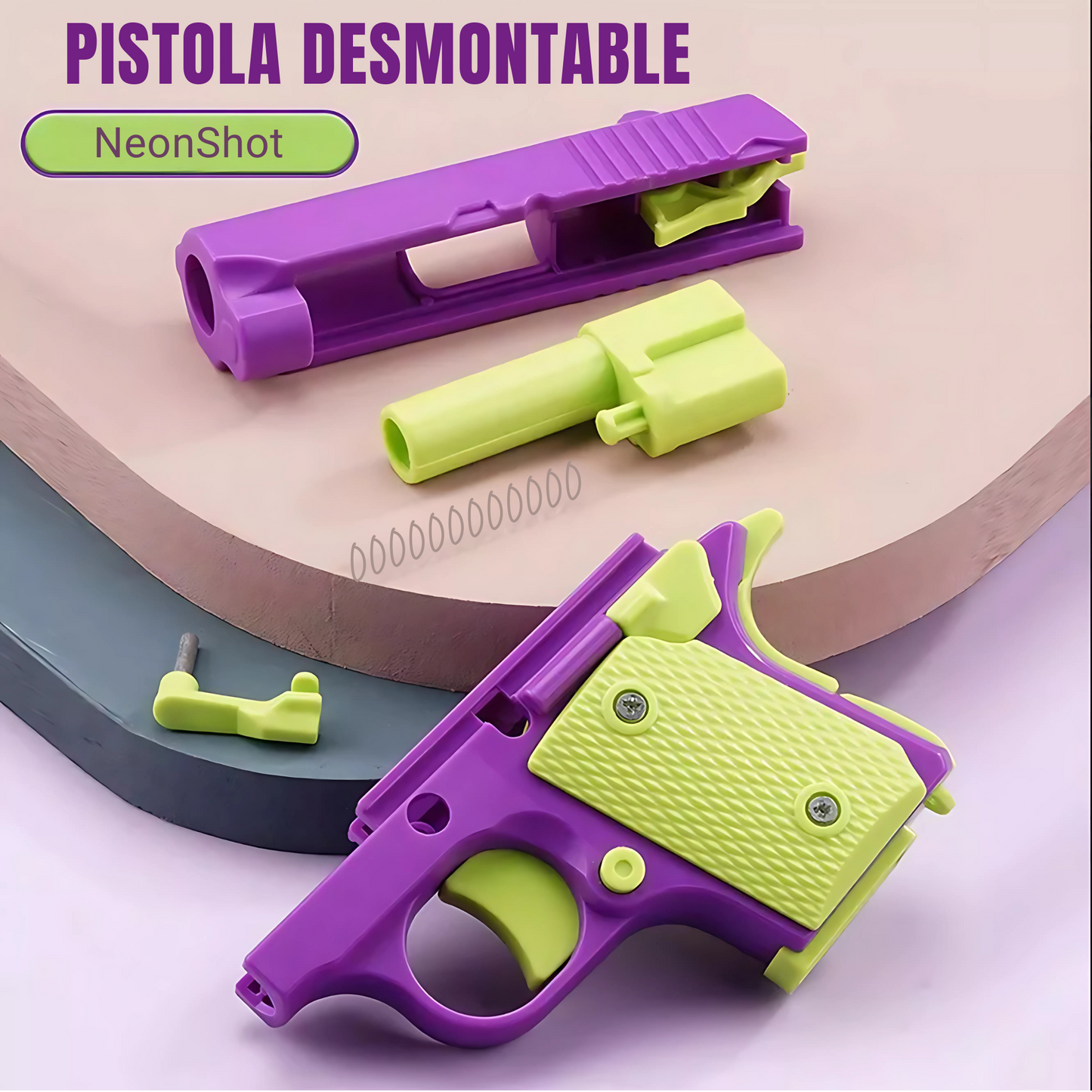 Pistola antiestrés Neonshot